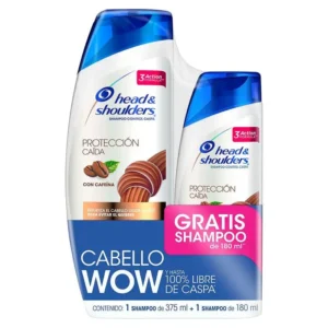 Pack shampoo Head & Shoulders protección caída sh. 375 ml + sh. 180 ml