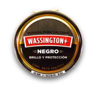 Pomada Wassington Calzado Negro
