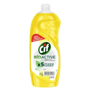 Detergente Cif Bioactive Limón Concentrado 750 Ml