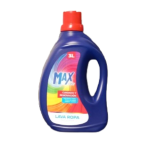 Jabón líquido para lavarropas Max color 3 lts