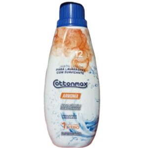 Jabón líquido para lavarropas con suavizante Cottonmax 1 lt Armonía