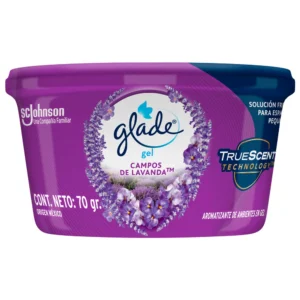Aromatizante En Gel Glade De 70 Gr Campos De Lavanda