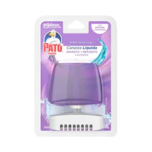 Canasta Liquida Pato Aparato + Repuesto De 50 Ml Lavanda