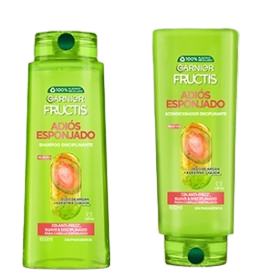 Shampoo Garnier Fructis Adiós Esponjado de 650ml + Acondicionador de 350ml