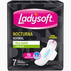 Toalla Femenina Ladysoft Nocturnas Tela Suave x7