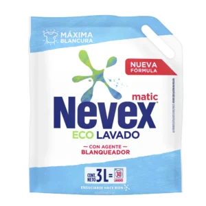 Jabón Líquido para ropa Nevex Matic Eco lavado 3L