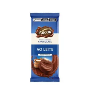 Chocolate Arcor ao leite 80gr
