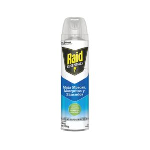 Insecticida RAID Essentials Mata Moscas y Mosquitos en Aerosol 360 ml