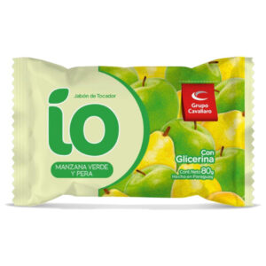 Jabón De Tocador Io 80 Grs. Manzana verde y Pera